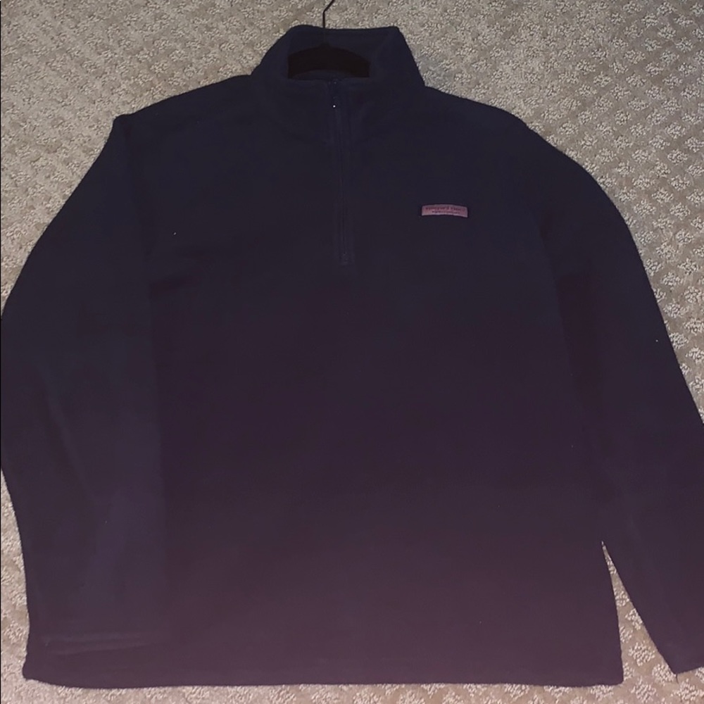 Vineyard Vines navy fleece pullover